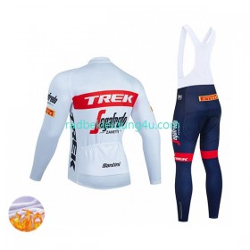 Set Langarmtrikot + Trägerhose Lange Winter Thermal Fleece 2022 TREK Segafredo N001